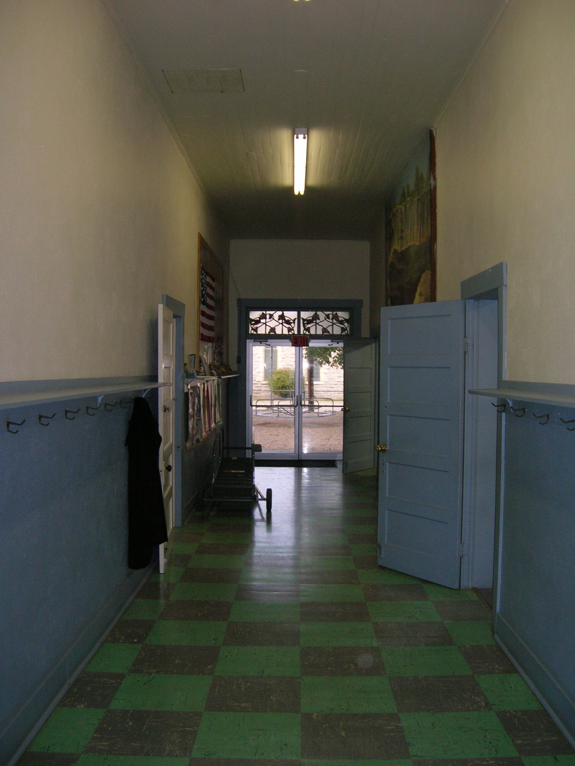 Inside of current Doss School